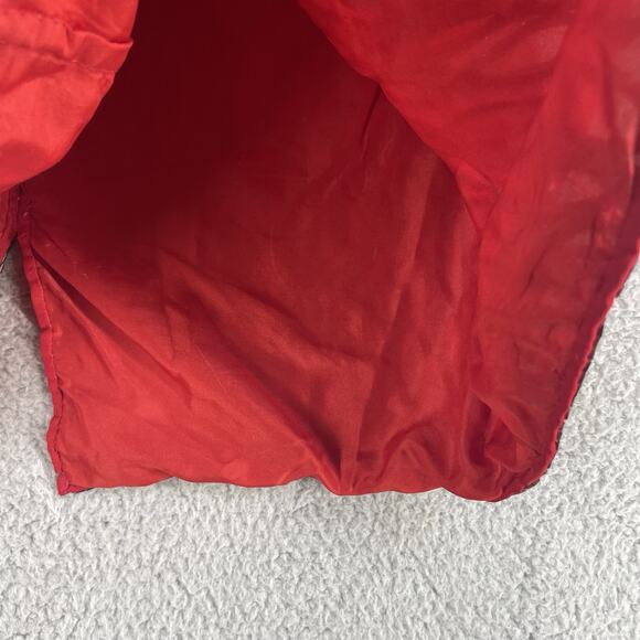 Vtg Scala dress Sequin Sz XL Silk Red Formal Evening Party Glam 90s Milan Paris - Picture 13 of 14